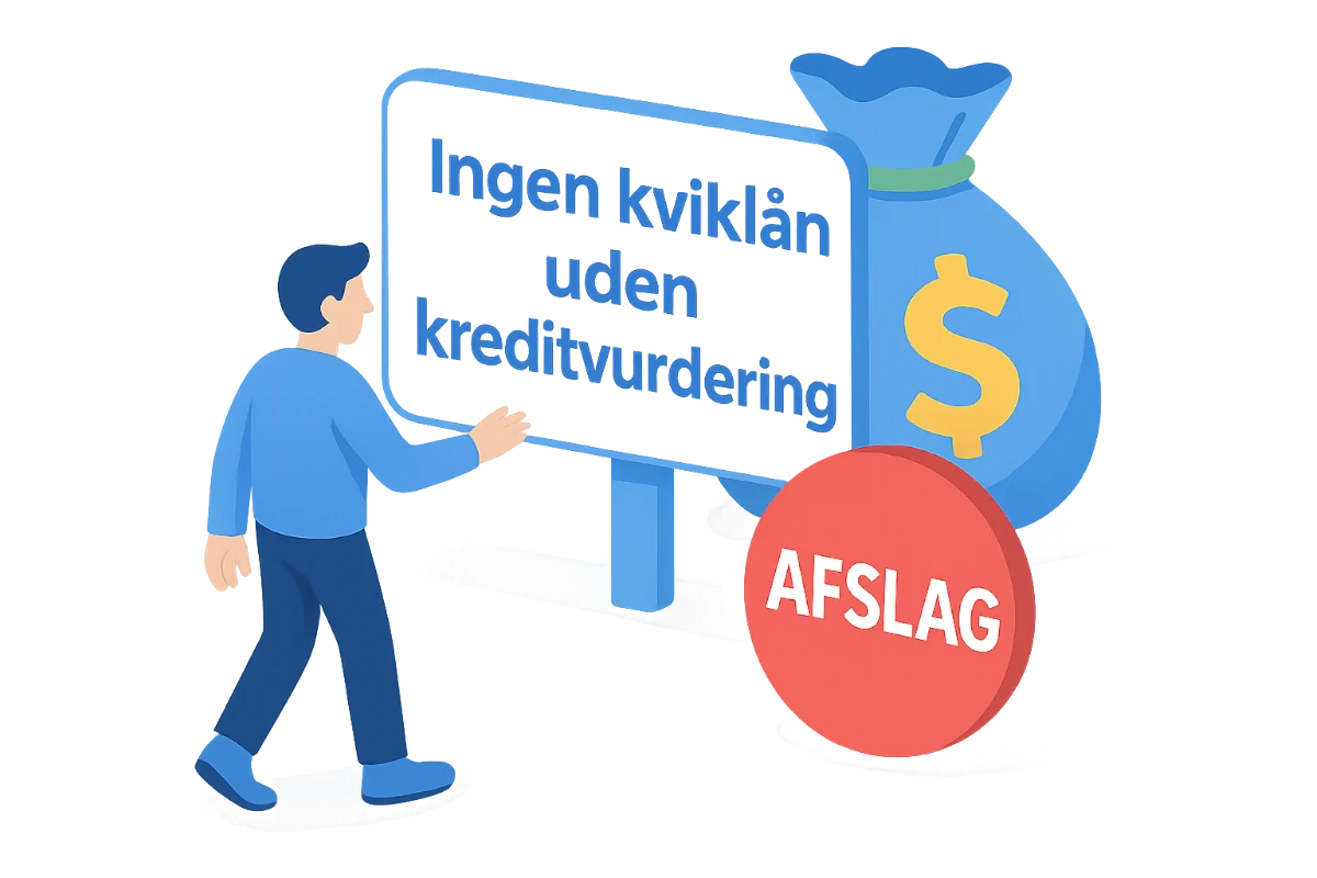 Ingen kviklån uden kreditvurdering