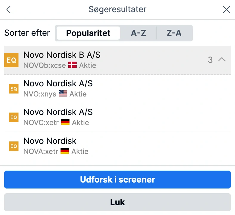 Køb aktier i Novo Nordisk